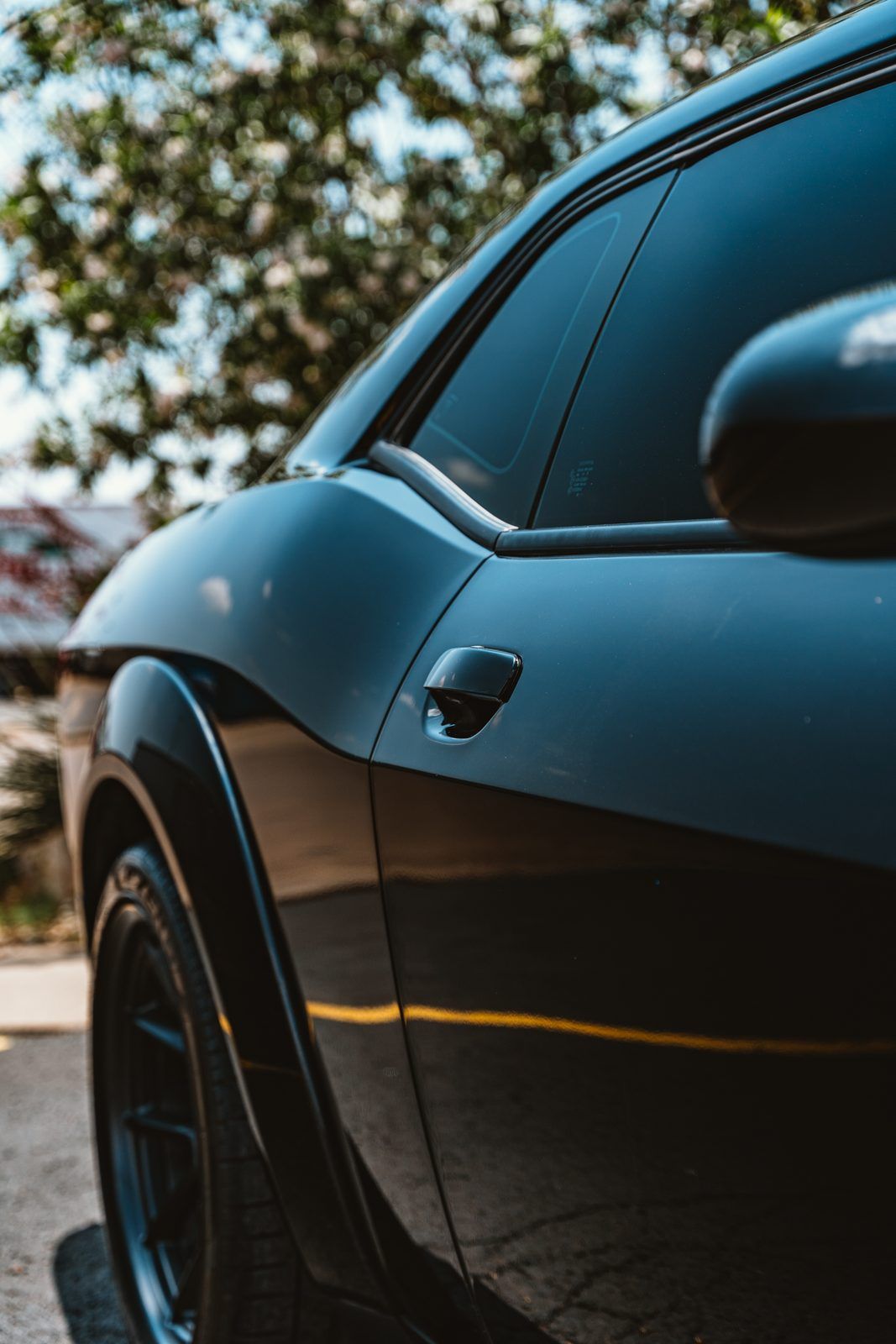 Dodge Challenger dent repair result